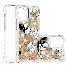 Θήκη iPhone 13 Mini Mr Dog Glitter
