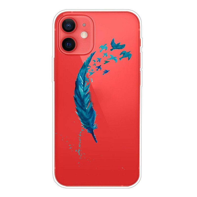 Θήκη iPhone 13 Mini Όμορφο Μπλε Φτερό
