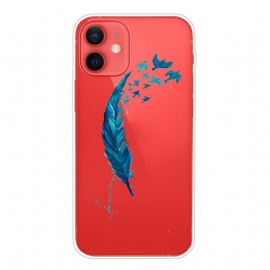 Θήκη iPhone 13 Mini Όμορφο Μπλε Φτερό