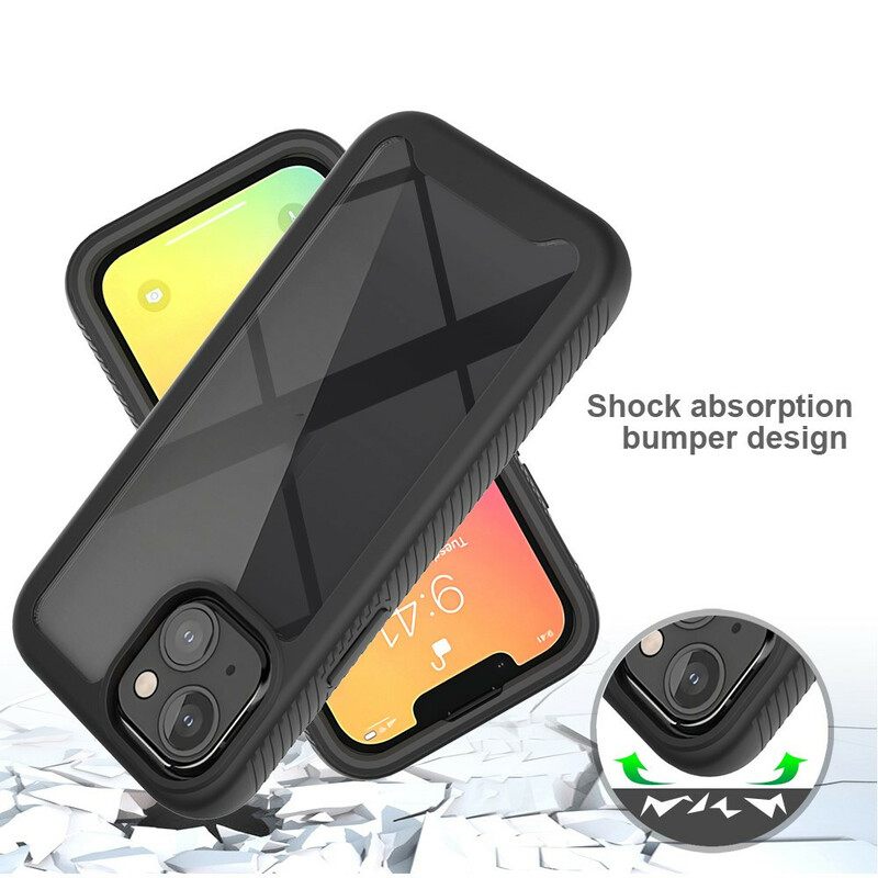 Θήκη iPhone 13 Mini Σχέδιο Άκρων Υβριδικής Σιλικόνης