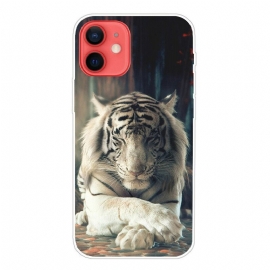 θηκη κινητου iPhone 13 Mini Ευέλικτη Τίγρη