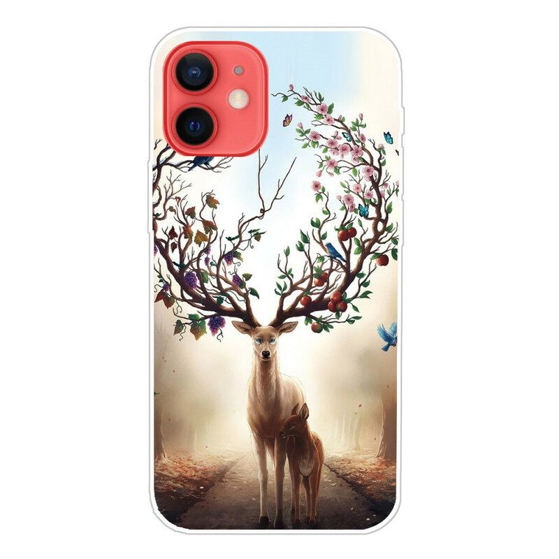 θηκη κινητου iPhone 13 Mini Εύκαμπτο Ελάφι