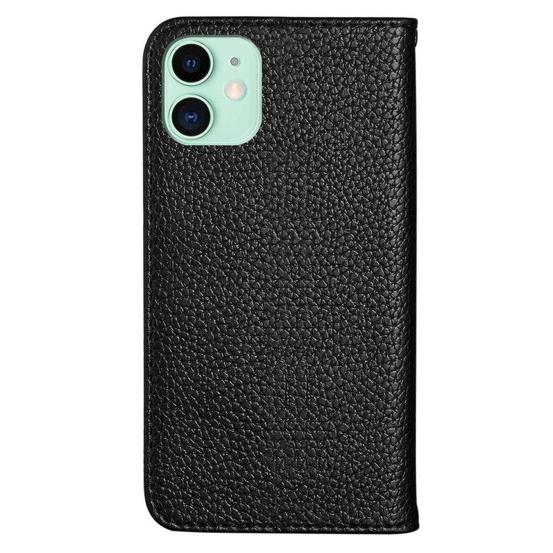 θηκη κινητου iPhone 13 Mini Θήκη Flip Litchi Ultra Chic Faux Leather