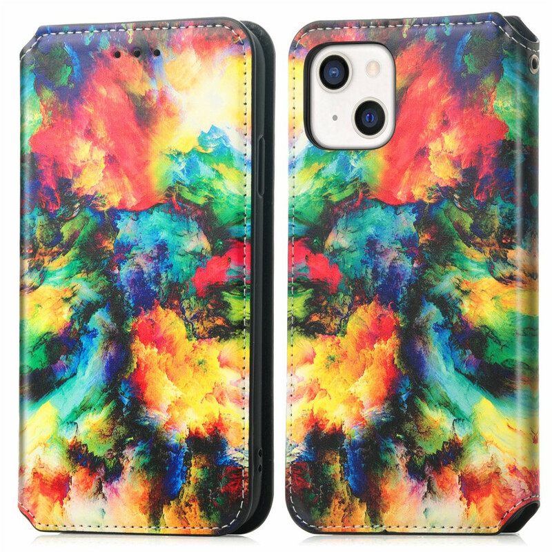 θηκη κινητου iPhone 13 Mini Θήκη Flip Σχεδιασμός Caseneo Rfid
