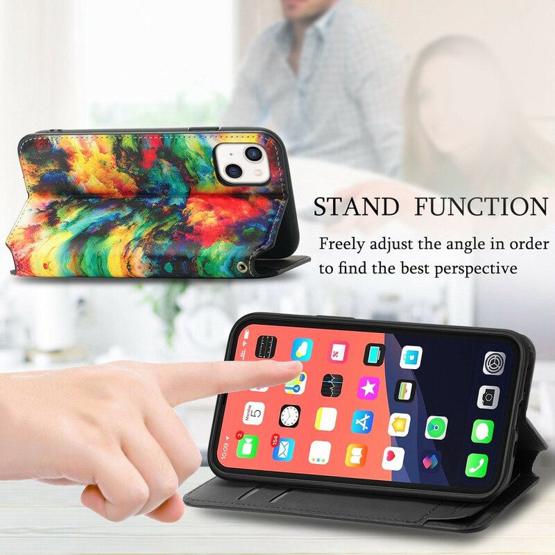θηκη κινητου iPhone 13 Mini Θήκη Flip Σχεδιασμός Caseneo Rfid