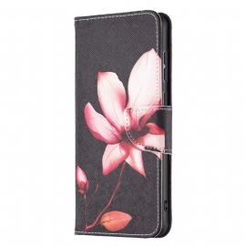 Θήκη Flip Samsung Galaxy A33 5G Ροζ Λουλούδι