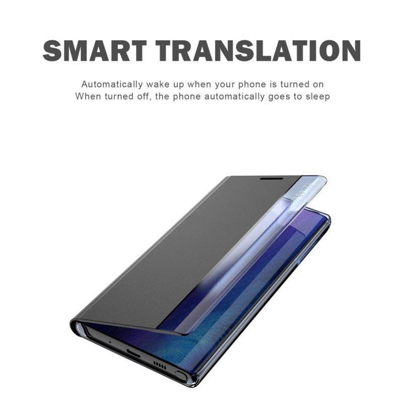 θηκη κινητου Samsung Galaxy A33 5G Θήκη Flip Faux Leather Νέο Σχέδιο