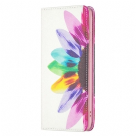θηκη κινητου Samsung Galaxy A33 5G Θήκη Flip Λουλούδι Ακουαρέλας