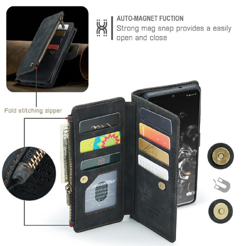 Κάλυμμα Samsung Galaxy S20 Ultra Caseme Τσέπη Με Φερμουάρ
