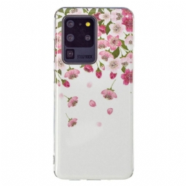 Θήκη Samsung Galaxy S20 Ultra Φθορίζοντα Λουλούδια