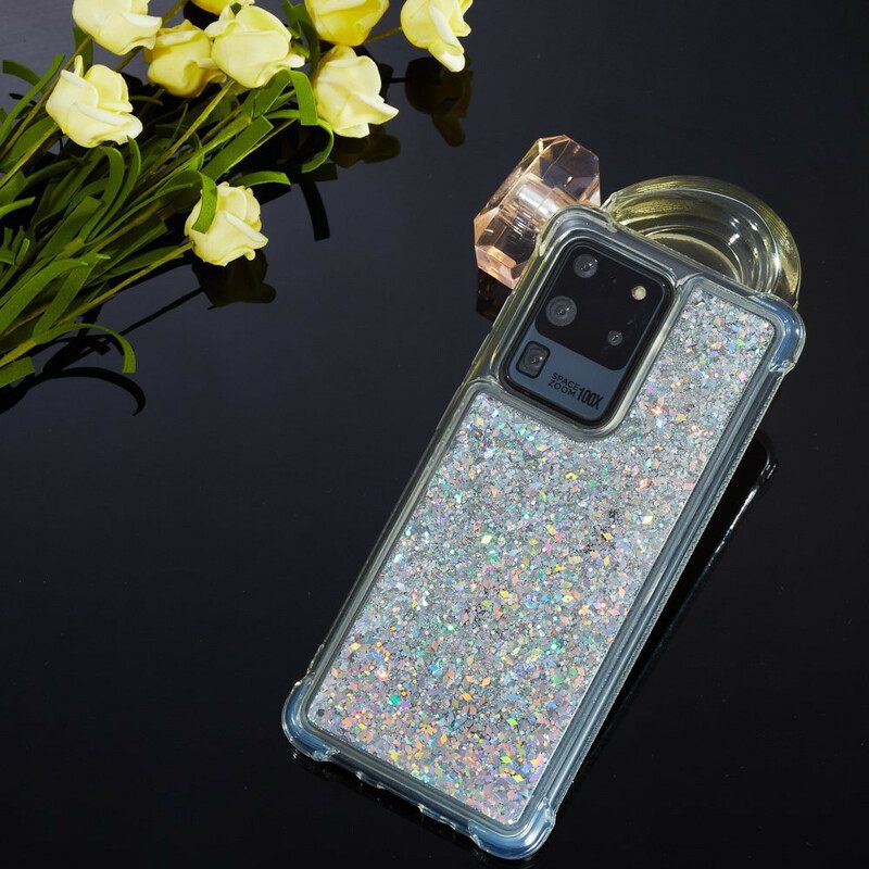 Θήκη Samsung Galaxy S20 Ultra Γωνίες Με Λάμψη