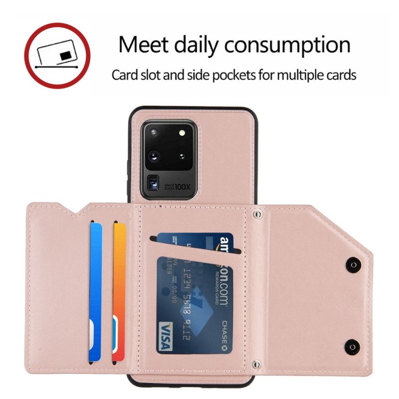 Θήκη Samsung Galaxy S20 Ultra Κάτοχος Κάρτας Με Κορδόνι