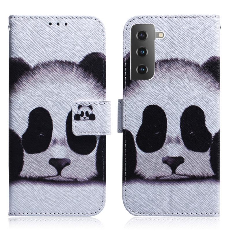 δερματινη θηκη Samsung Galaxy S22 5G Πρόσωπο Panda