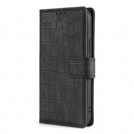 Κάλυμμα Samsung Galaxy S22 5G Εφέ Δέρματος Κροκόδειλου