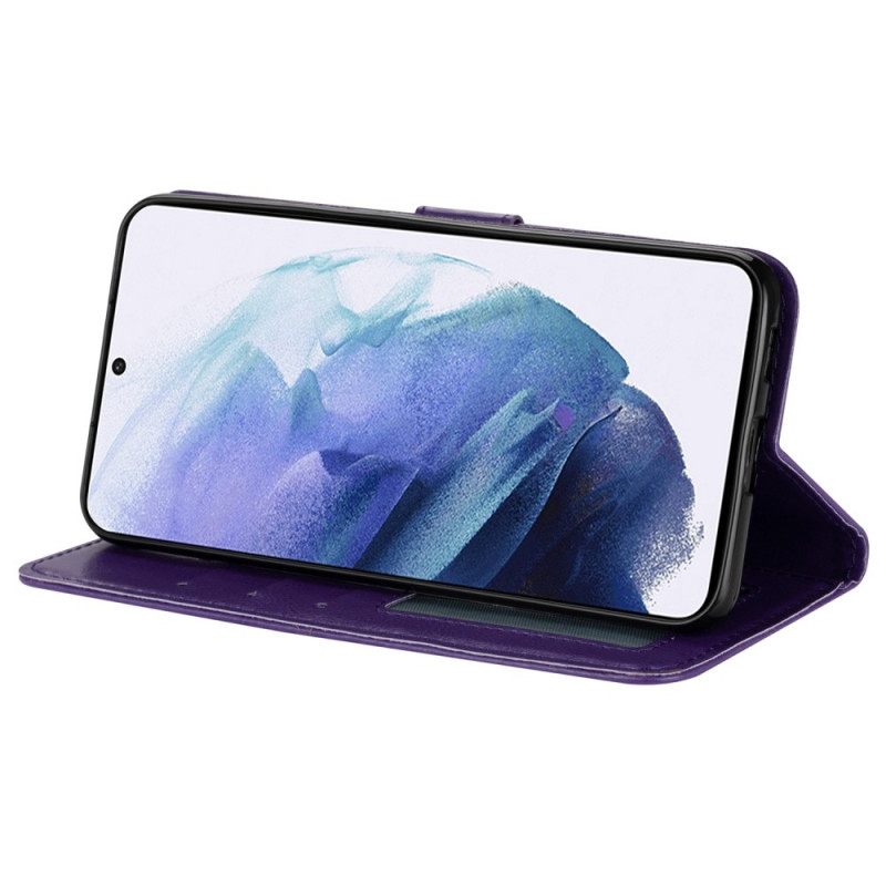 Κάλυμμα Samsung Galaxy S22 5G με κορδονι Μονόχρωμο Λουράκι