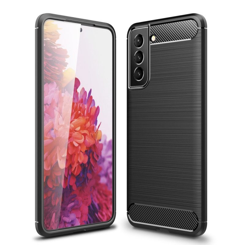 θηκη κινητου Samsung Galaxy S22 5G Βουρτσισμένη Ίνα Άνθρακα