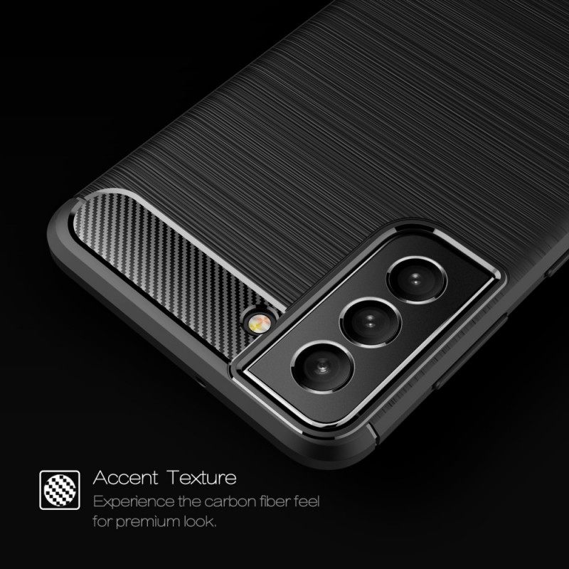 θηκη κινητου Samsung Galaxy S22 5G Βουρτσισμένη Ίνα Άνθρακα