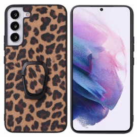 θηκη κινητου Samsung Galaxy S22 5G Δαχτυλίδι Leopard Style-support