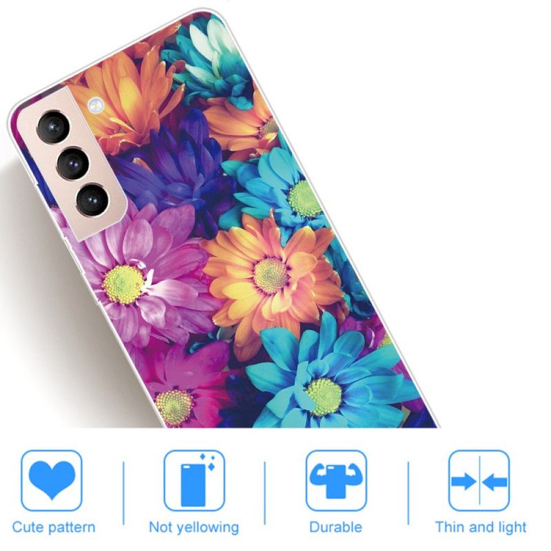 θηκη κινητου Samsung Galaxy S22 5G Εύκαμπτα Λουλούδια