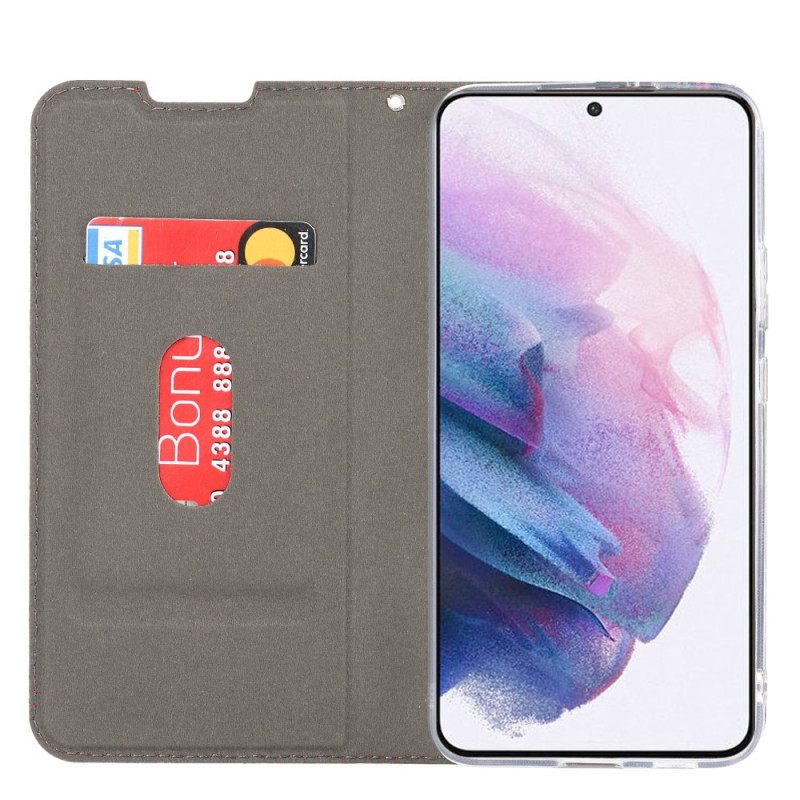 θηκη κινητου Samsung Galaxy S22 5G με κορδονι Θήκη Flip Ιμάντες Κατηγορίας Απομίμησης Δέρματος