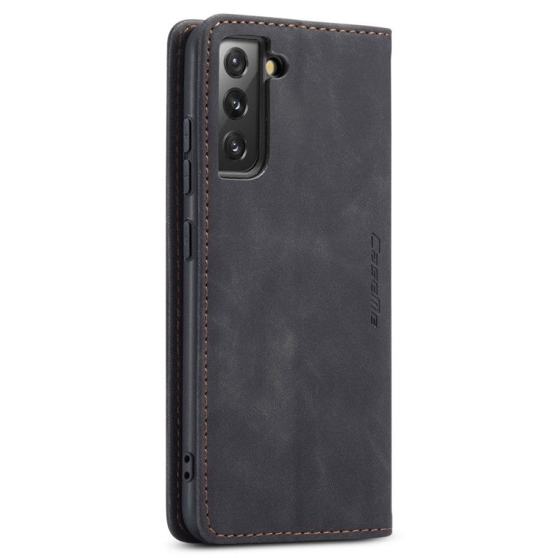 θηκη κινητου Samsung Galaxy S22 5G Θήκη Flip Caseme Faux Leather