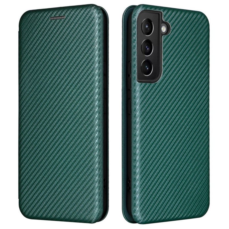 θηκη κινητου Samsung Galaxy S22 5G Θήκη Flip Ίνα Άνθρακα