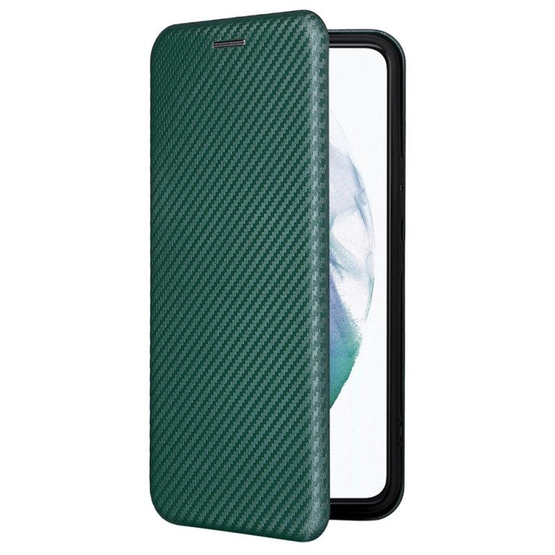 θηκη κινητου Samsung Galaxy S22 5G Θήκη Flip Ίνα Άνθρακα