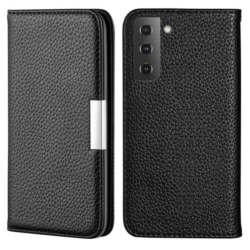 θηκη κινητου Samsung Galaxy S22 5G Θήκη Flip Litchi Ultra Chic Faux Leather