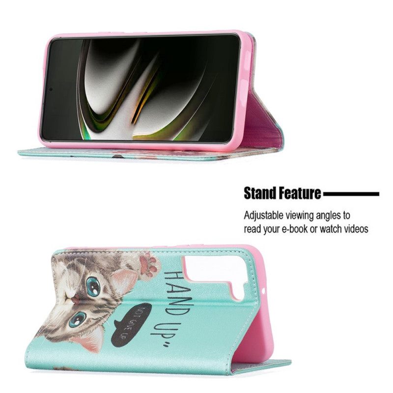 θηκη κινητου Samsung Galaxy S22 5G Θήκη Flip Χέρι Ψηλά