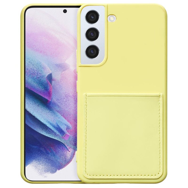 θηκη κινητου Samsung Galaxy S22 5G Θήκη Κάρτας Υγρής Σιλικόνης