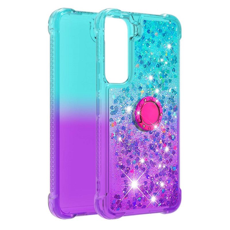 Θήκη Samsung Galaxy S22 5G Glitter Ring-support
