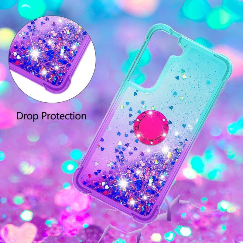 Θήκη Samsung Galaxy S22 5G Glitter Ring-support