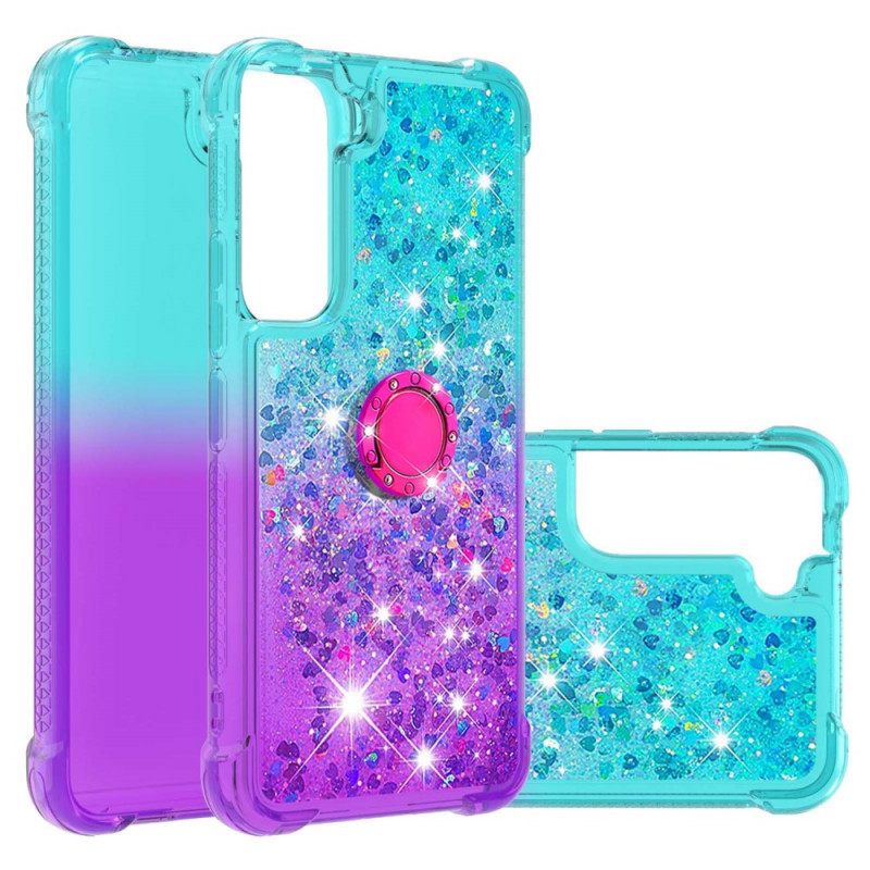 Θήκη Samsung Galaxy S22 5G Glitter Ring-support