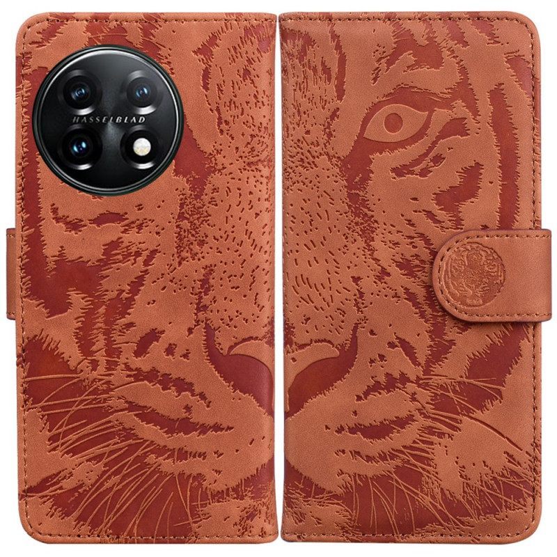 Κάλυμμα OnePlus 11 5G Αποτύπωμα Τίγρης