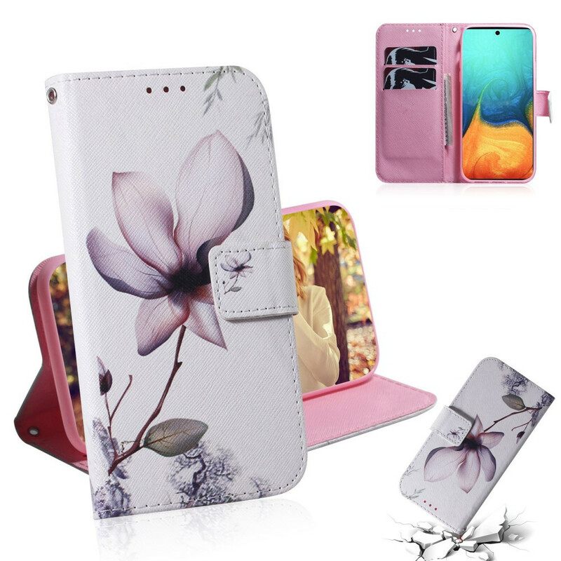 Κάλυμμα Samsung Galaxy A71 Dusty Pink Flower