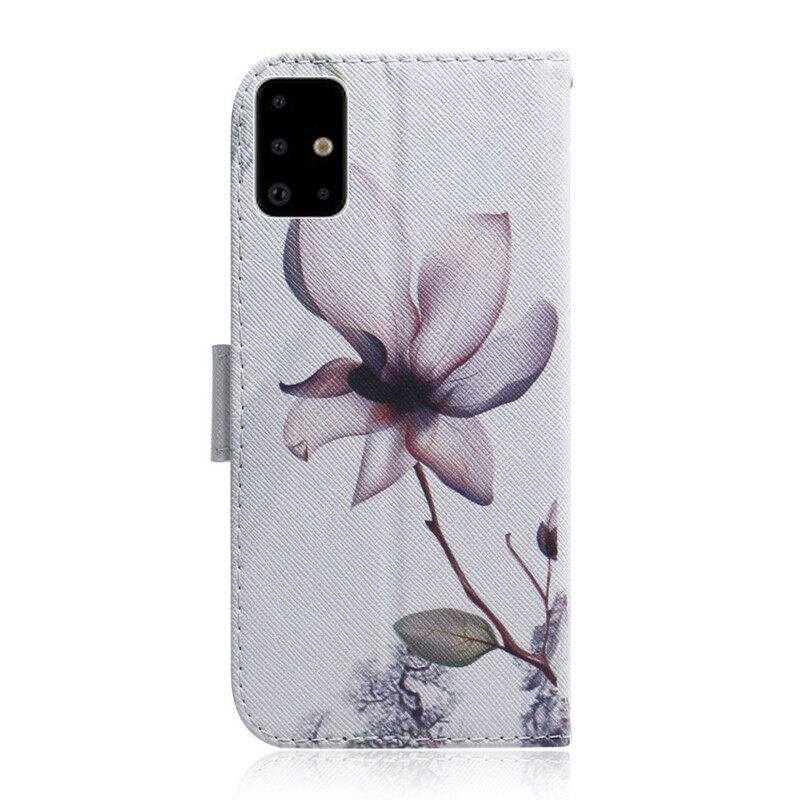 Κάλυμμα Samsung Galaxy A71 Dusty Pink Flower