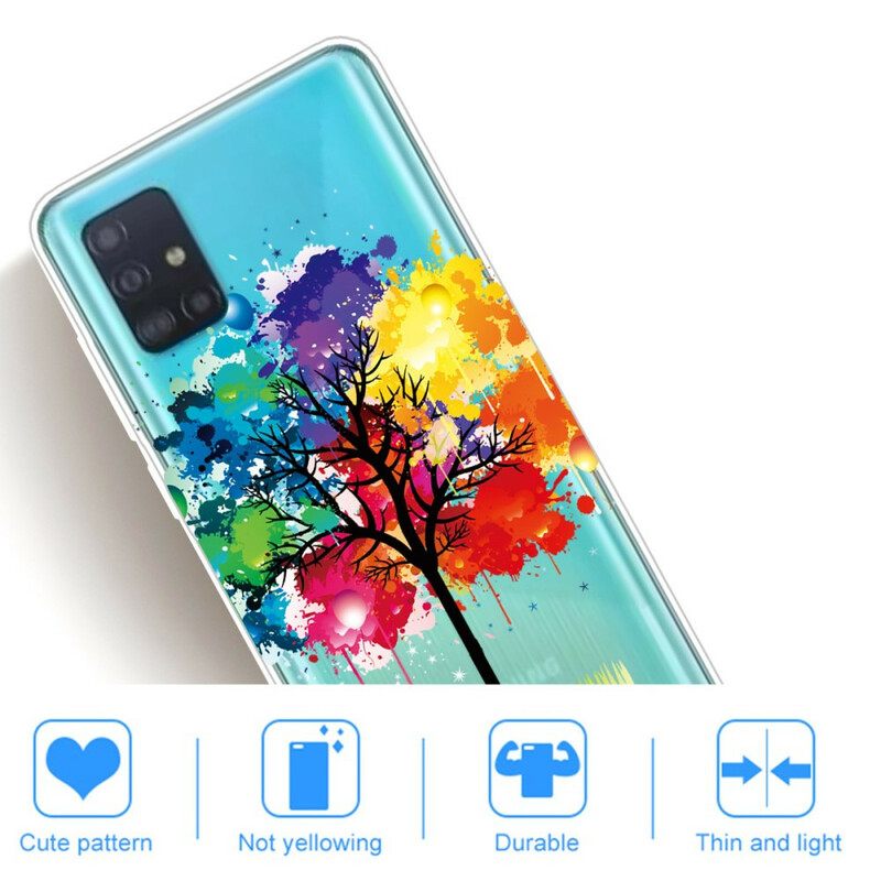 θηκη κινητου Samsung Galaxy A71 Δέντρο Ακουαρέλας Χωρίς Ραφή