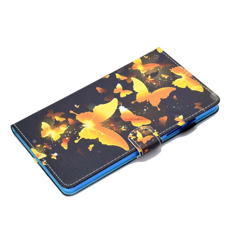 δερματινη θηκη Samsung Galaxy Tab A7 Lite Μοναδικές Πεταλούδες
