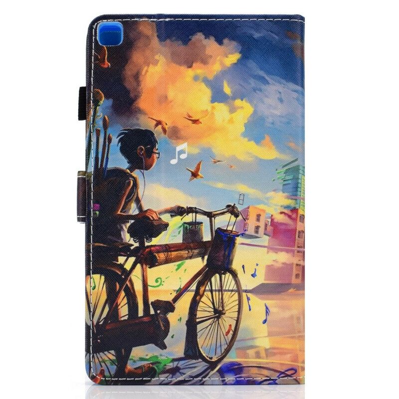 Κάλυμμα Samsung Galaxy Tab A7 Lite Bike Art