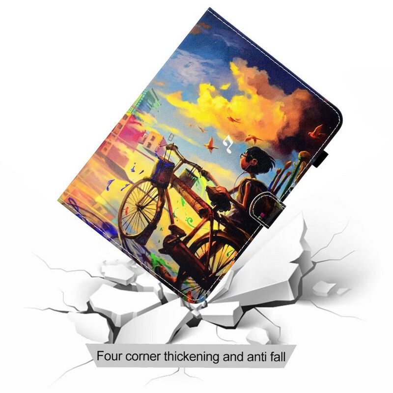 Κάλυμμα Samsung Galaxy Tab A7 Lite Bike Art