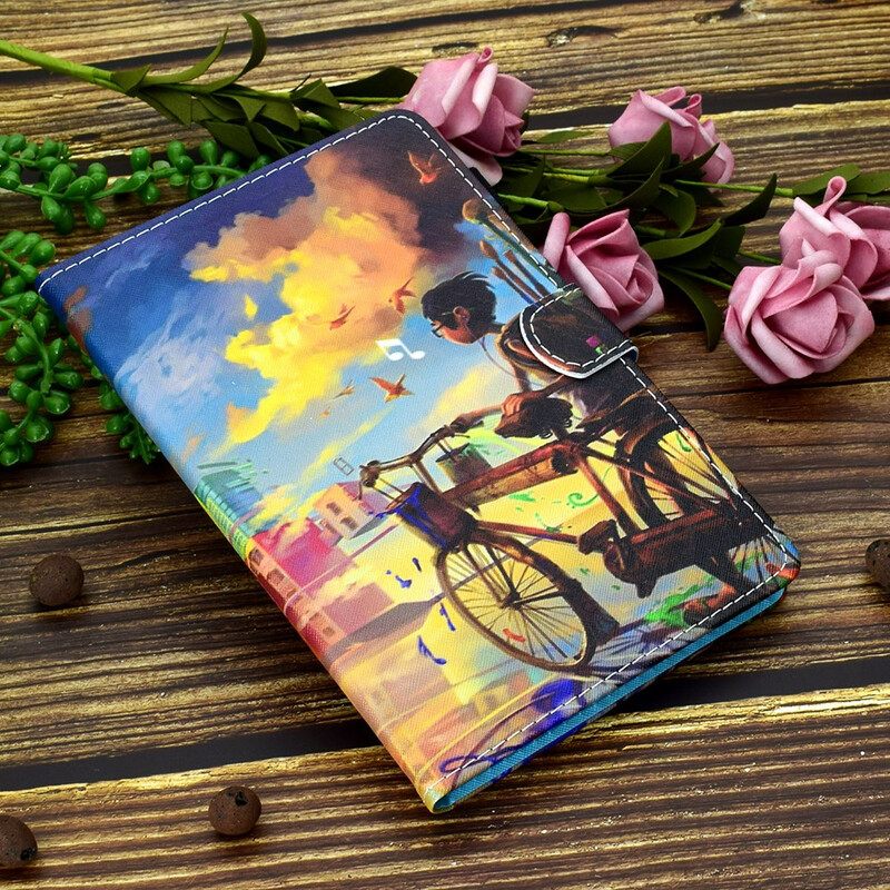 Κάλυμμα Samsung Galaxy Tab A7 Lite Bike Art