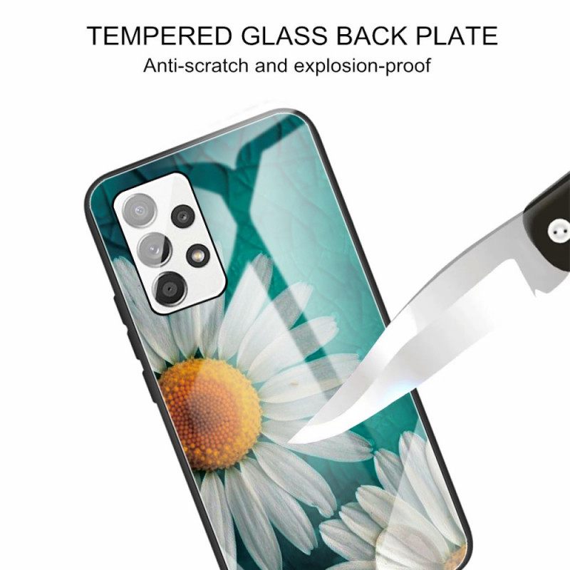 θηκη κινητου Samsung Galaxy A53 5G Daisy Tempered Glass