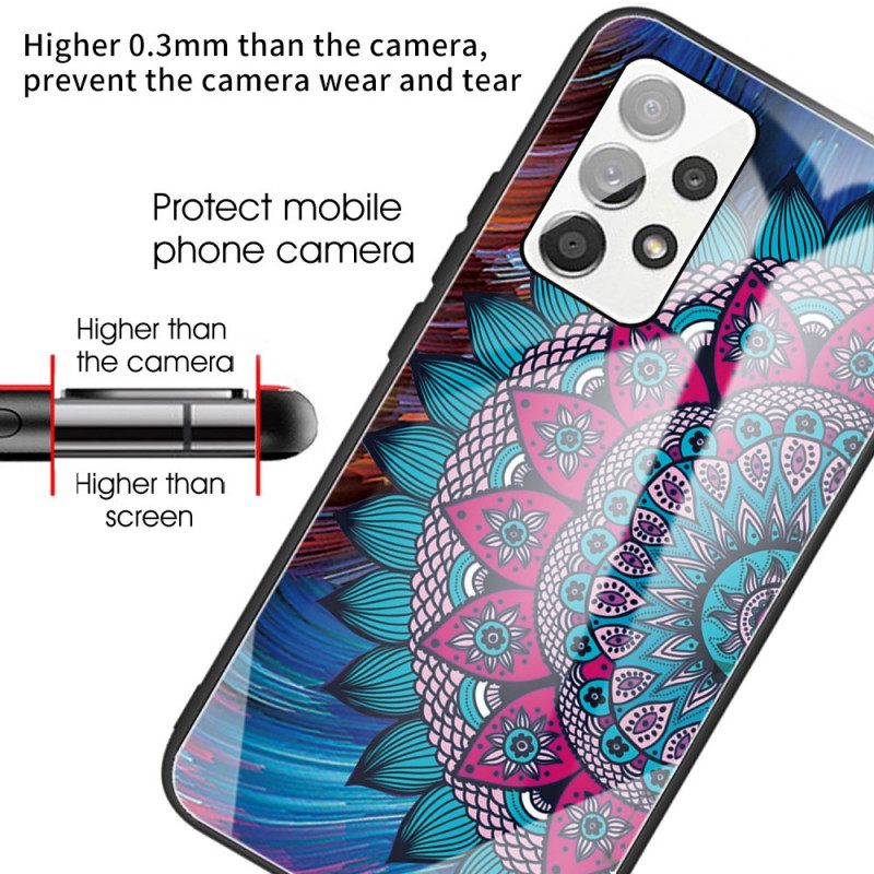 θηκη κινητου Samsung Galaxy A53 5G Μάνταλα Από Σκληρυμένο Γυαλί