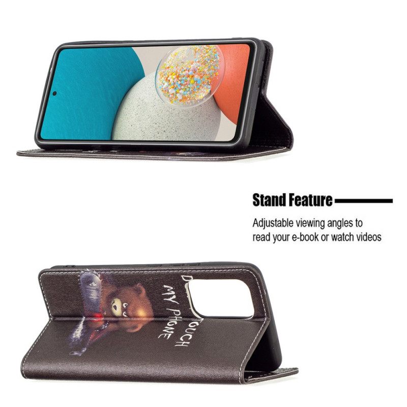 θηκη κινητου Samsung Galaxy A53 5G Θήκη Flip Επικίνδυνη Αρκούδα