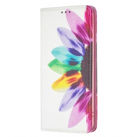θηκη κινητου Samsung Galaxy A53 5G Θήκη Flip Λουλούδι Ακουαρέλας