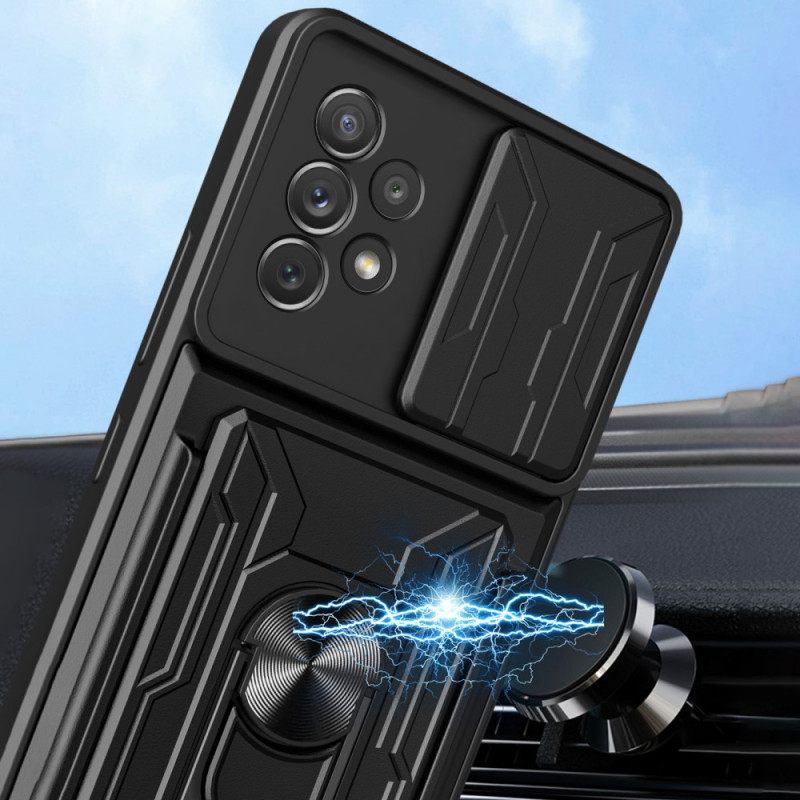 Θήκη Samsung Galaxy A53 5G Υποδοχή Κάρτας Σχεδιαστή Και Προστατευτικό Φακού