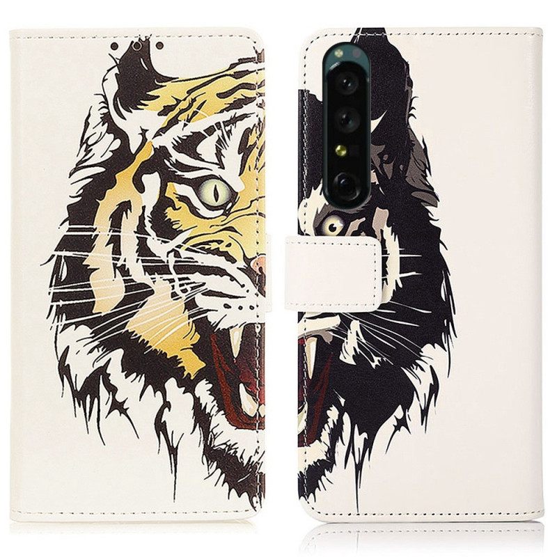 Κάλυμμα Sony Xperia 1 IV Άγριος Τίγρης