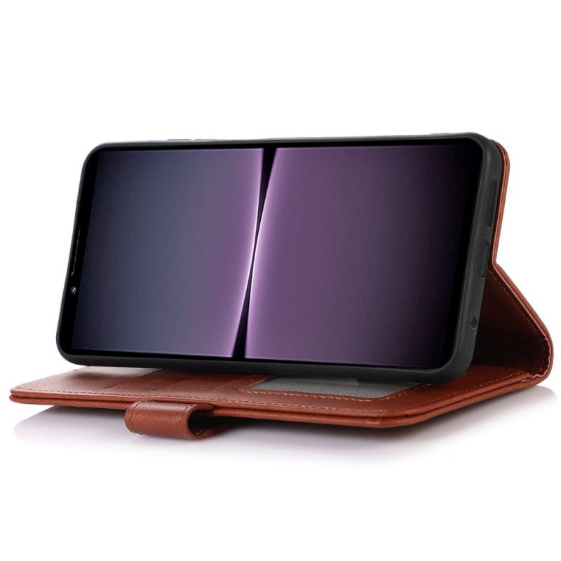 Κάλυμμα Sony Xperia 1 IV Δερμάτινο Στυλ