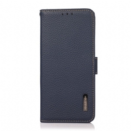 Θήκη Flip Sony Xperia 1 IV Litchi Leather Khazneh Rfid