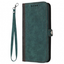 Δερματινη Θηκη Realme C61 Δίχρωμο Εφέ Σουέτ